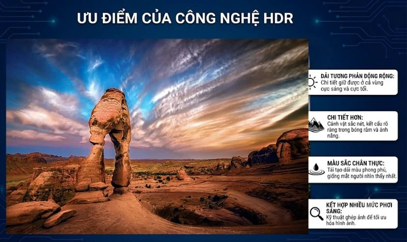 Ưu điểm của công nghệ HDR là gì?