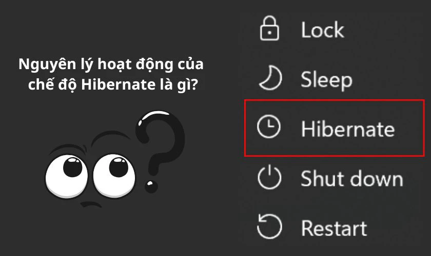 Nguy&ecirc;n l&yacute; hoạt động của chế độ Hibernate l&agrave; g&igrave;?