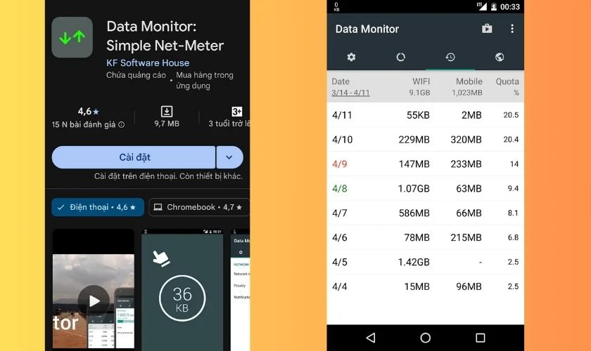 Data Monitor: Simple Net-Meter