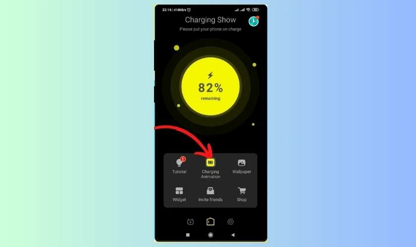 C&aacute;ch tạo hiệu ứng sạc pin đẹp cho Android bằng app