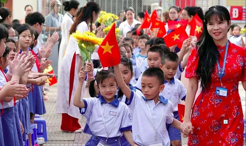 Ảnh lễ khai giảng cực đẹp