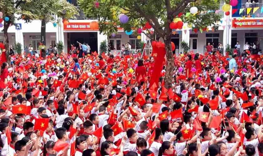 Hình ảnh Back to School về ngày khai giảng mới