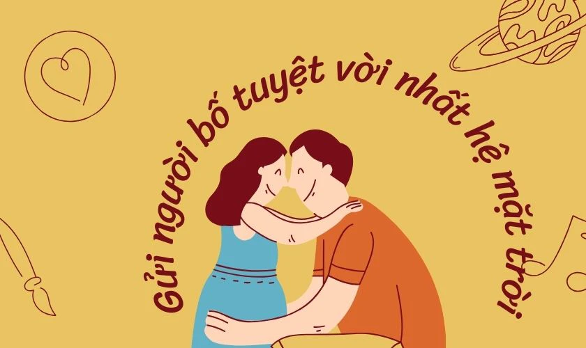 H&igrave;nh ảnh ch&uacute;c mừng ng&agrave;y của Cha ấn tượng