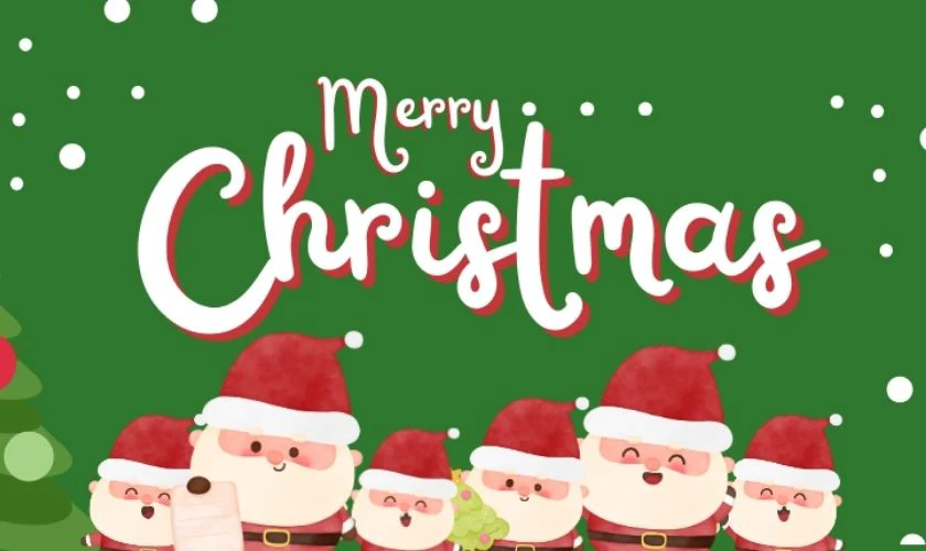 H&igrave;nh ảnh &ocirc;ng gi&agrave; Noel cute