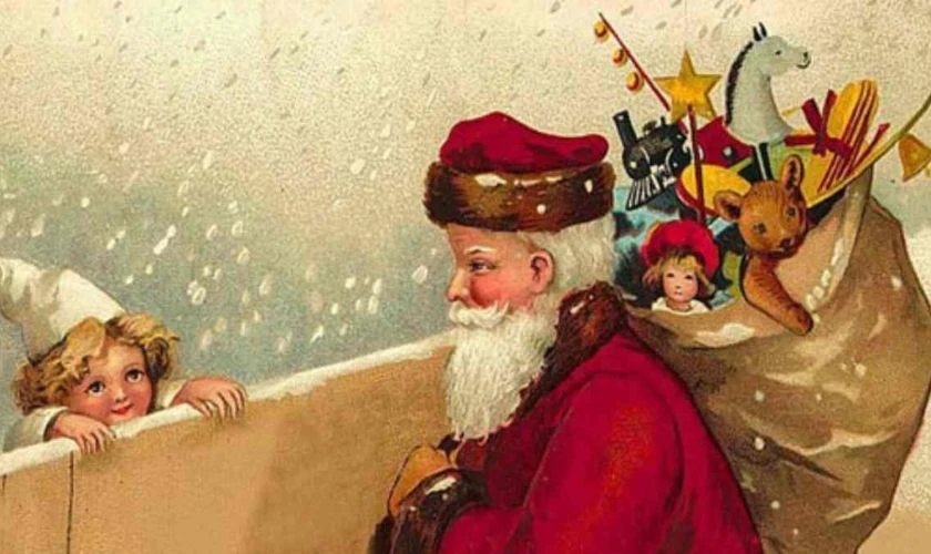 Santa Clound tặng qu&agrave; đầy &yacute; nghĩa