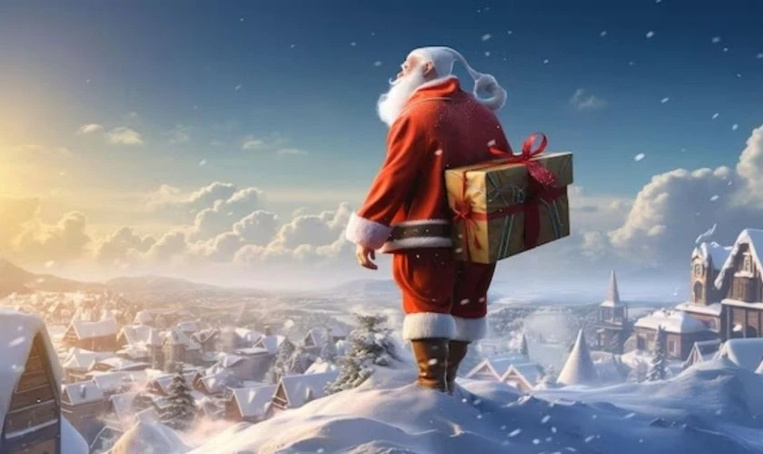 Santa Clound v&agrave; t&uacute;i qu&agrave; quen thuộc