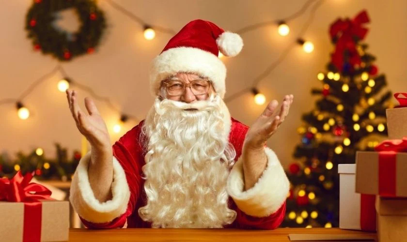 H&igrave;nh ảnh &ocirc;ng gi&agrave; Noel ngo&agrave;i đời thật