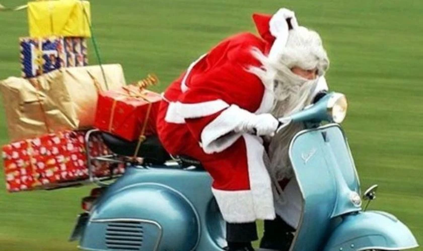 &Ocirc;ng gi&agrave; Noel bản shipper bị d&iacute; đơn