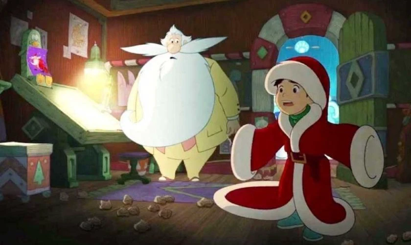 &Ocirc;ng gi&agrave; Noel hồi trẻ trong phim hoạt h&igrave;nh