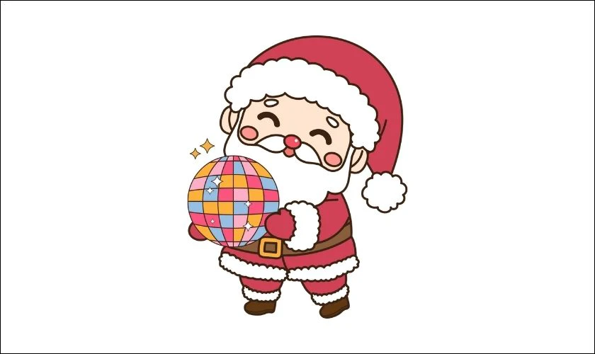 &Ocirc;ng gi&agrave; Noel chibi dễ thương
