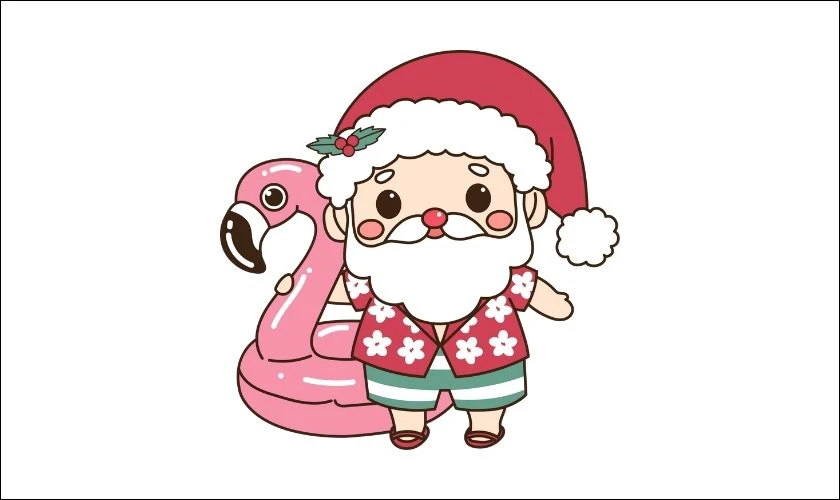 Santa Claus chibi dễ thương