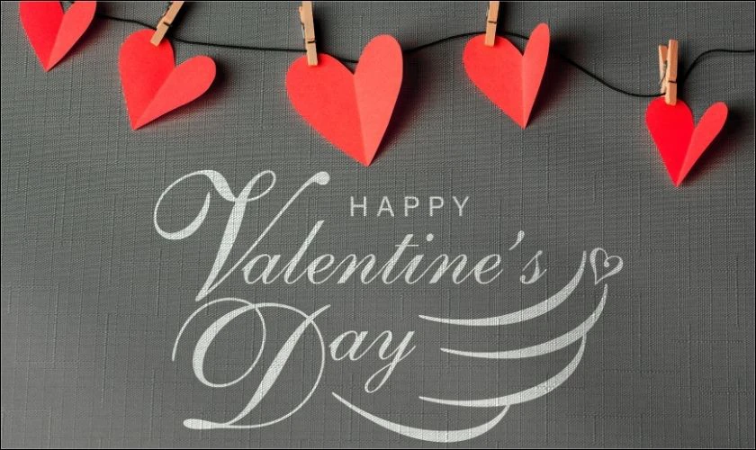 Ảnh chúc mừng ngày Valentine ấn tượng