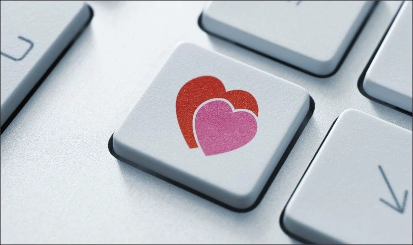 Hình ảnh trái tim dễ thương chủ đề Valentine