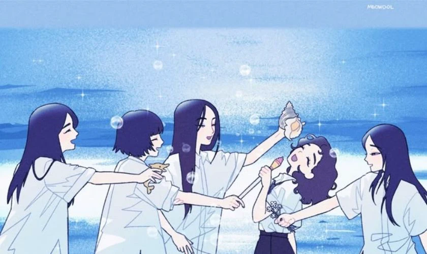 Hình nền ngày 8/3 yêu đời cho Zalo