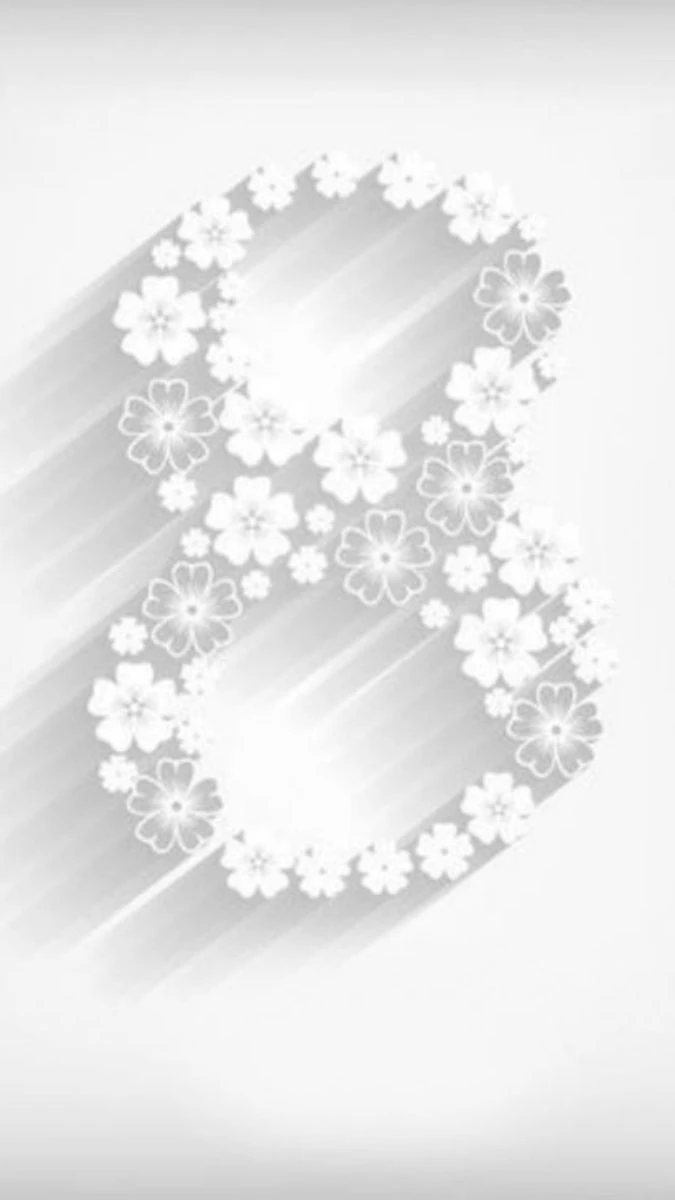 Ảnh nền 8/3 tone trắng
