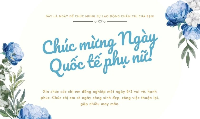 Ảnh nền chúc mừng 8/3 tinh tế