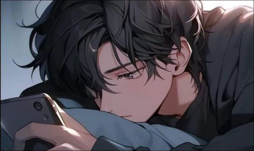 H&igrave;nh nền anime nam cực ngầu