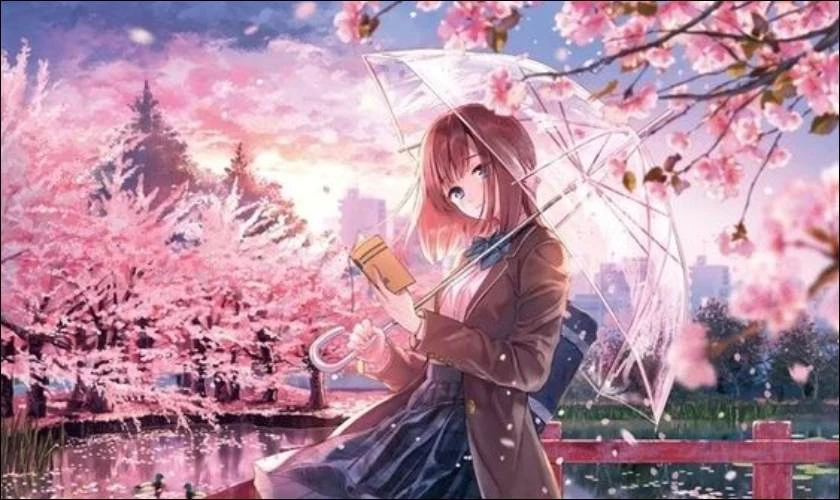 H&igrave;nh nền anime c&aacute;c nh&acirc;n vật nữ cho laptop