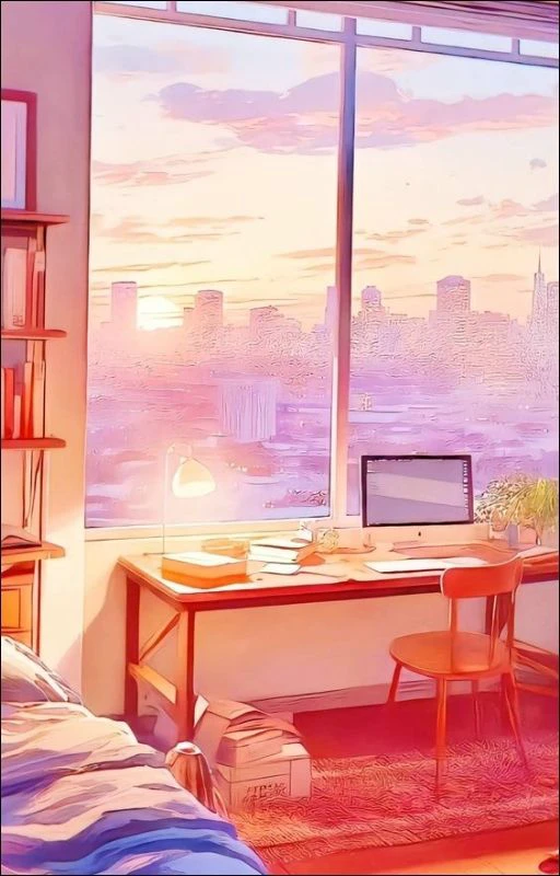 Wallpaper anime chủ đề phong cảnh cho di động