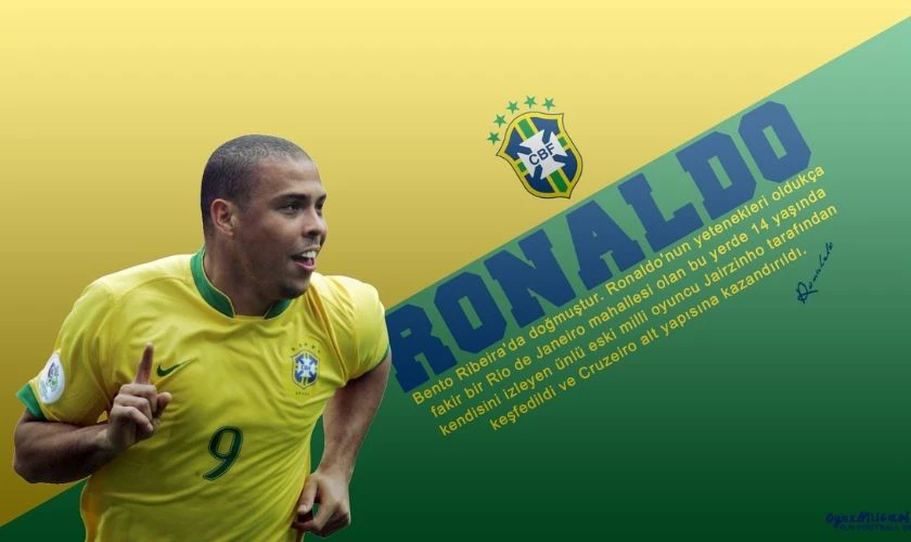 H&igrave;nh nền cầu thủ Ronaldo Nazario