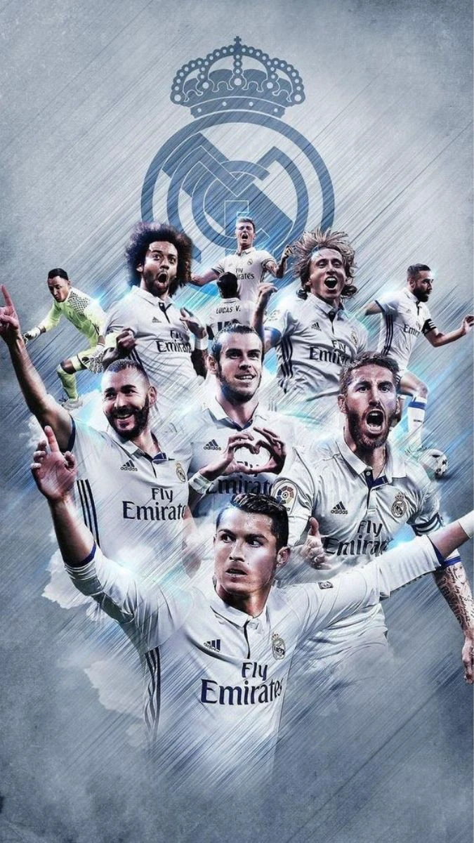H&igrave;nh nền CLB Real Madrid tập hợp cầu thủ xuất sắc nhất