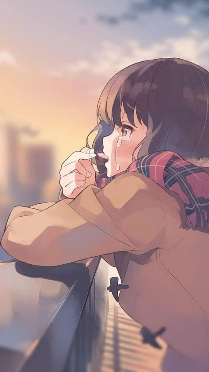 Wallpaper buồn c&ocirc; g&aacute;i kh&oacute;c