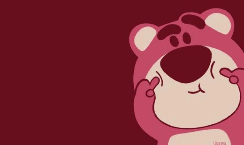 H&igrave;nh nền gấu d&acirc;u trang tr&iacute; cho m&aacute;y t&iacute;nh