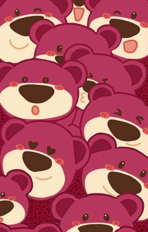 Wallpaper inlove gấu d&acirc;u ph&aacute;t s&aacute;ng cho dế iu