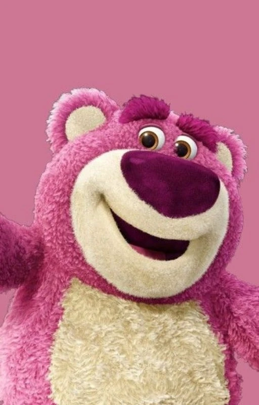 Ảnh nền gấu d&acirc;u Lotso trong m&agrave;n ảnh