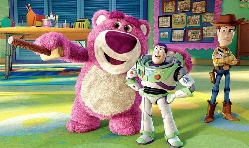 Ảnh gấu Lotso trong phim hoạt h&igrave;nh cho PC