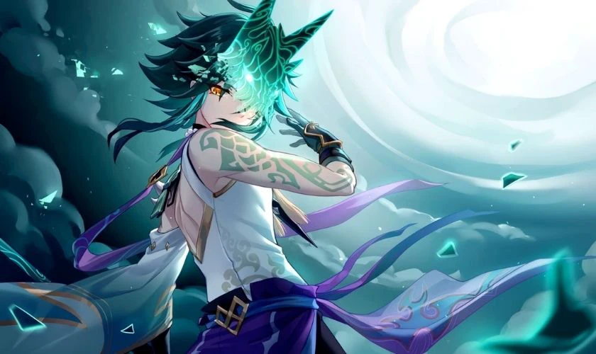 H&igrave;nh nền nh&acirc;n vật Genshin Impact ấn tượng