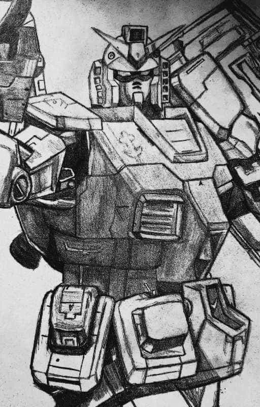 H&igrave;nh vẽ Gundam 4K cho điện thoại Android