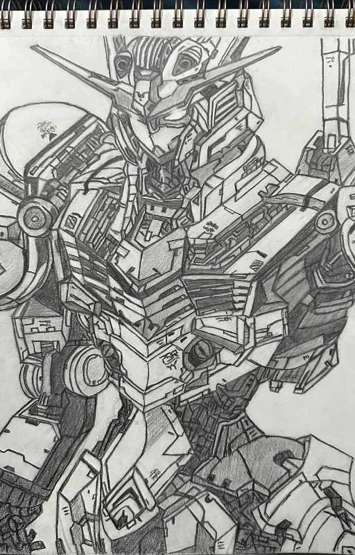 H&igrave;nh vẽ Gundam 4K cho điện thoại iPhone