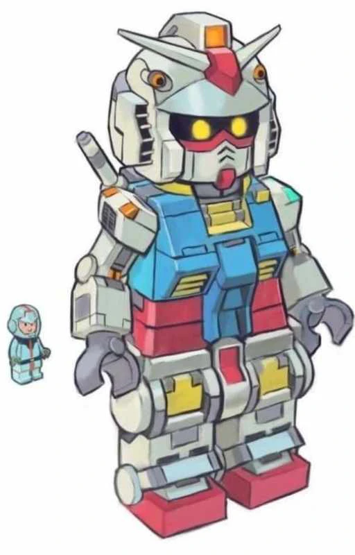 H&igrave;nh nền Gundam 4K phong c&aacute;ch cute cho điện thoại