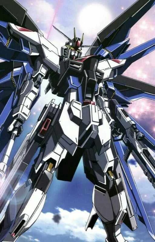 H&igrave;nh nền Gundam 4K bay tr&ecirc;n bầu trời cho điện thoại iPhone