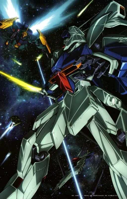 Ảnh 4K Gundam v&agrave; qu&aacute;i vật đ&aacute;nh nhau cực ngầu cho điện thoại
