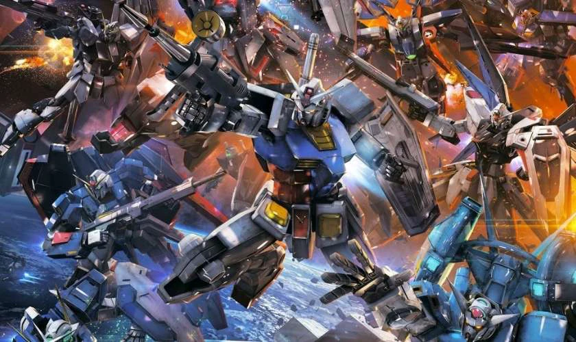 Bộ si&ecirc;u tập nhiều Gundam cho laptop