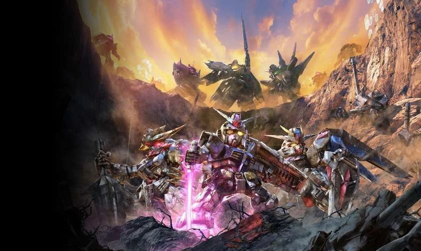 Wallpaper trang tr&iacute; nhiều Gundam cho PC
