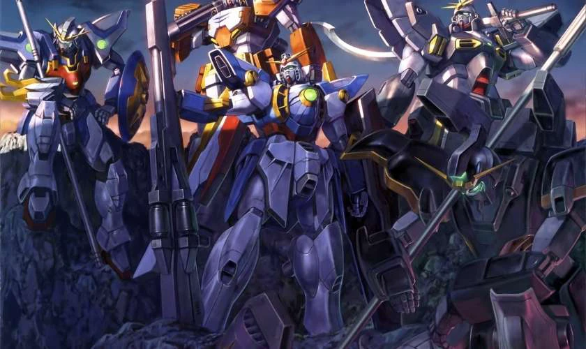 Ảnh nền Gundam 4K nhiều m&agrave;u sắc cho PC
