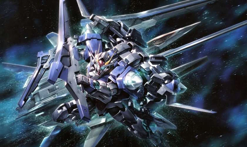 Bộ h&igrave;nh nền Gundam 4K bay trong kh&ocirc;ng gian si&ecirc;u ấn tượng cho PC