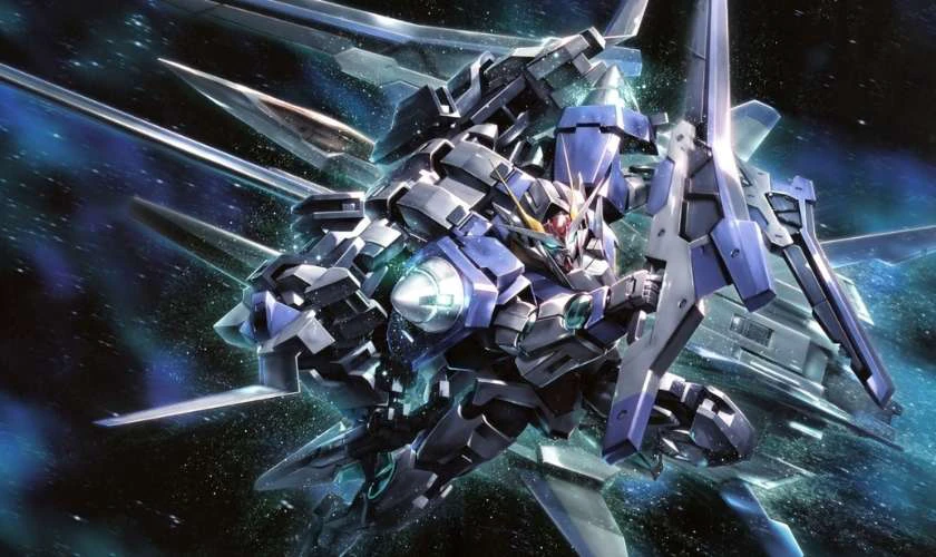 Ảnh nền Gundam 4K bay trong kh&ocirc;ng gian si&ecirc;u ấn tượng cho m&aacute;y t&iacute;nh