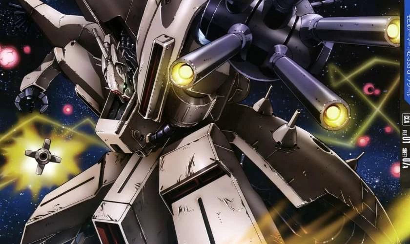 Wallpaper Gundam 4K bay trong kh&ocirc;ng gian si&ecirc;u ấn tượng cho m&aacute;y t&iacute;nh