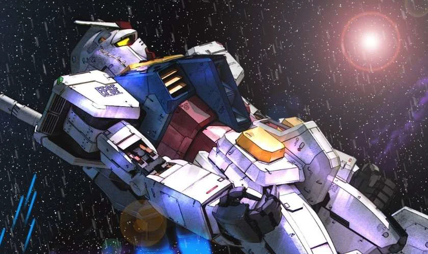 Wallpaper Gundam 4K bay trong kh&ocirc;ng gian si&ecirc;u đẹp cho PC