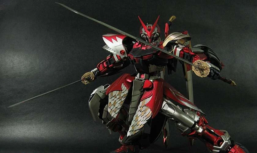 H&igrave;nh nền Gundam 4K Samurai phong c&aacute;ch Nhật Bản cho laptop