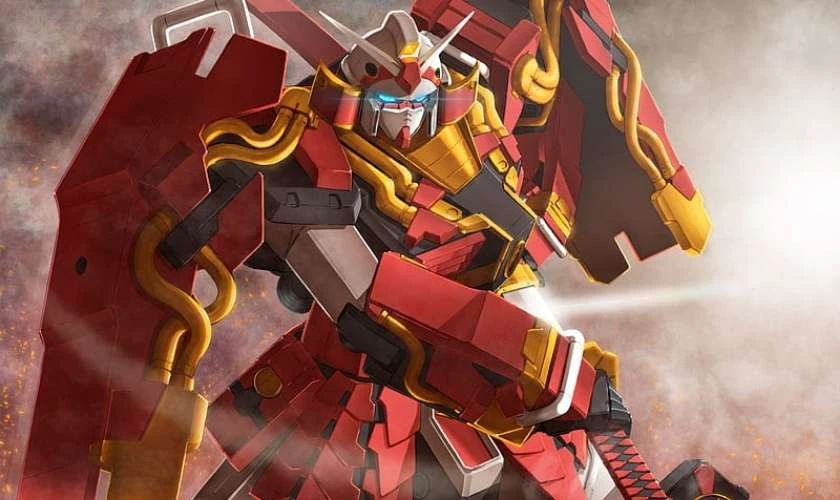 H&igrave;nh nền Gundam 4K Samurai si&ecirc;u ngầu phong c&aacute;ch Nhật Bản cho PC