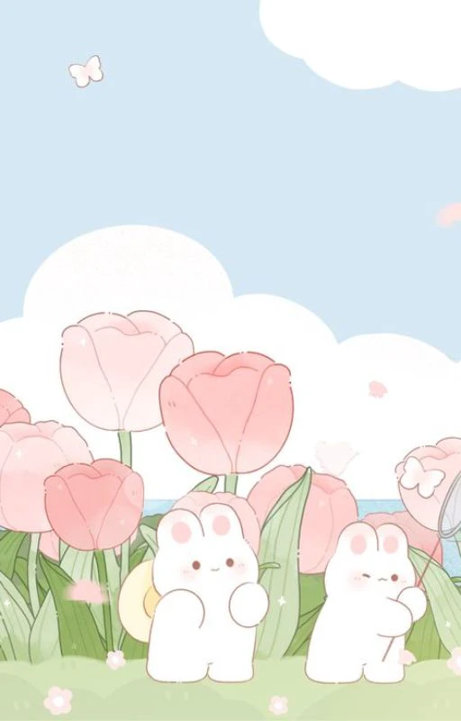 Ảnh hoa Tulip cực cute 