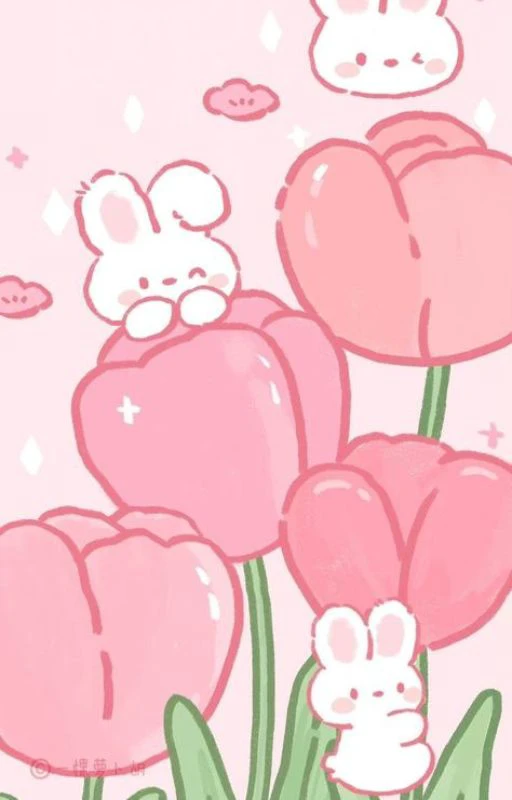 Ảnh hoa Tulip cực cute, cực dễ thương