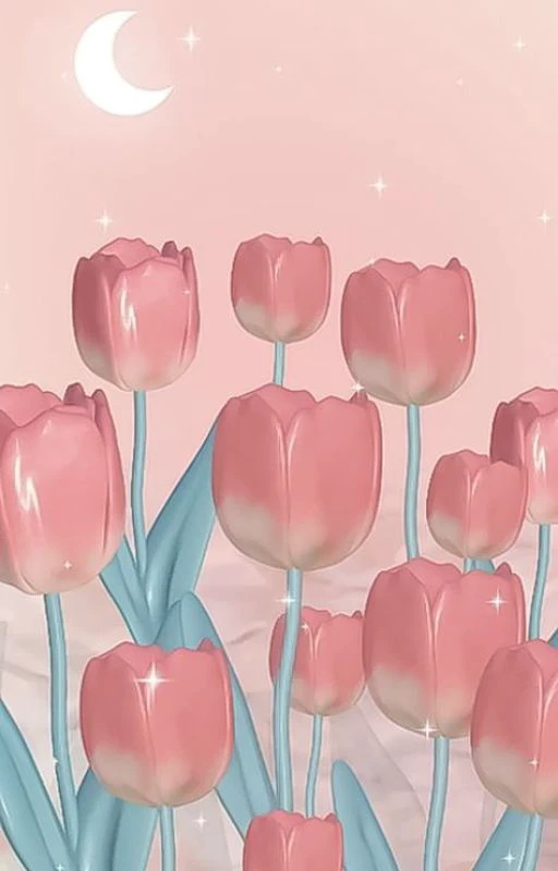 Ảnh hoa Tulip vẽ đẹp cho điện thoại&nbsp;dễ thương