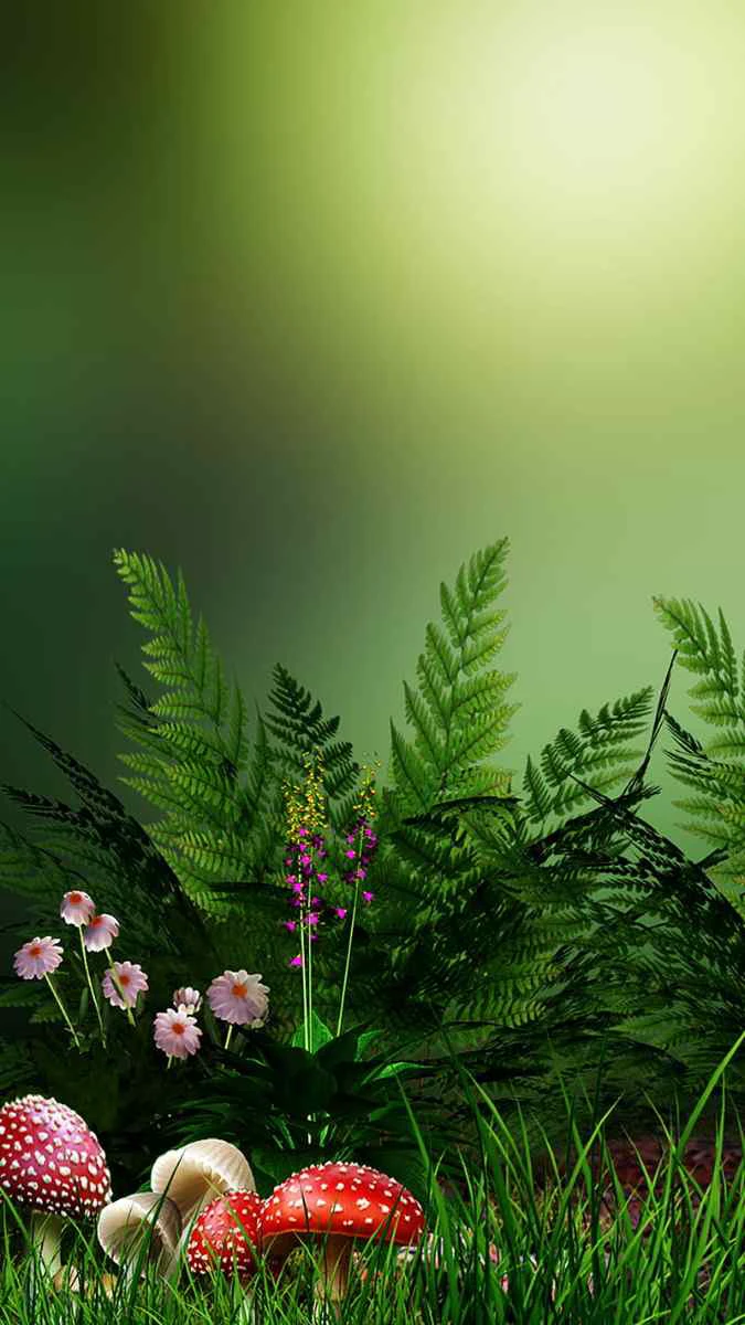 Ảnh thiên nhiên tone chủ đạo xanh lá