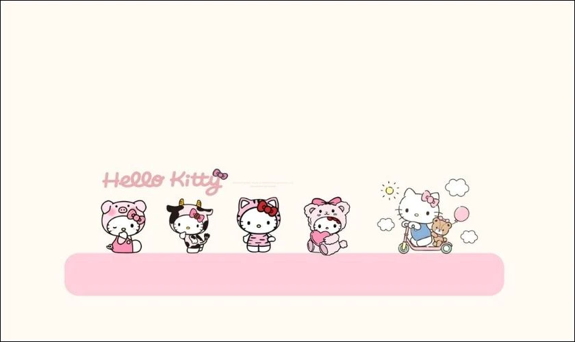 H&igrave;nh nền iPad Hello Kitty chất lượng 4K, free